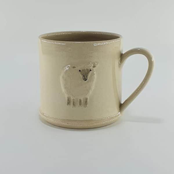 Sheep Mug - Cream - by Jane Hogben