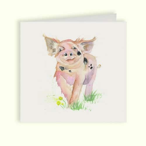 Tiny Trott Greetings Card - Kensington Collection by Kate of Kensington