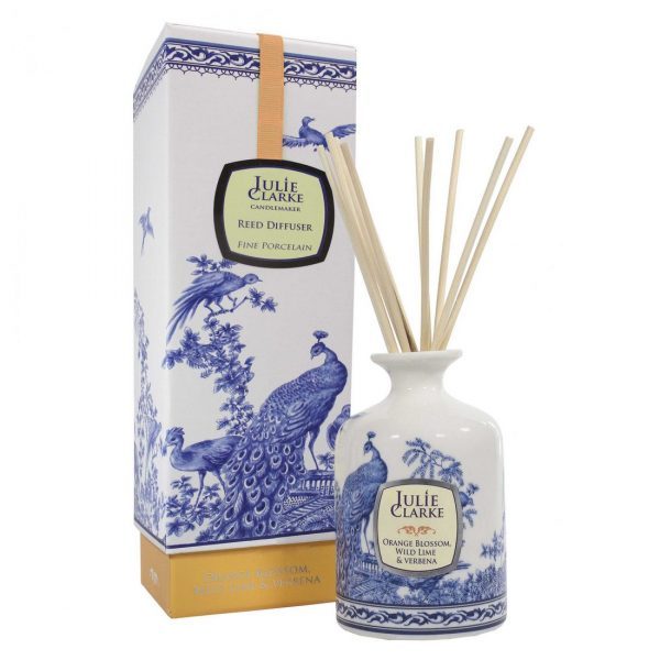 Orange Blossom, Wild Lime & Verbena Reed Diffuser by Julie Clarke Candles of Galway