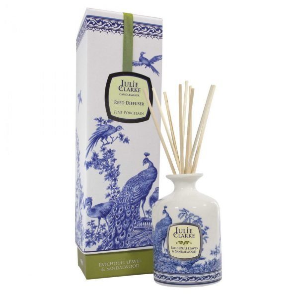 Patchouli Leaves & Sandalwood Reed Diffuser by Julie Clarke Candles of Galway