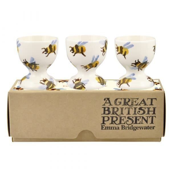 Emma Bridgewater Bumblebee Set Of 3 Egg Cups