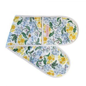 Forget Me Not & Yellow Primrose Double Oven Glove by Emma Bridgewater