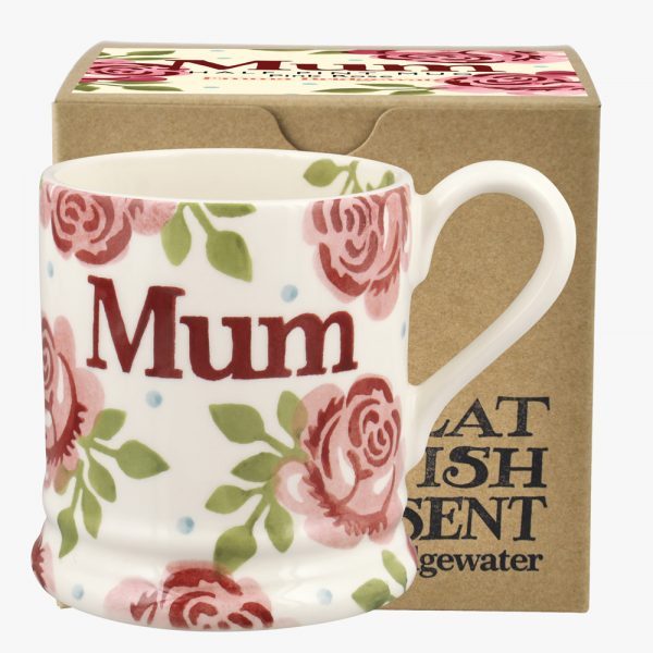 Emma Bridgewater Pink Roses Mum 1/2 Pint Mug