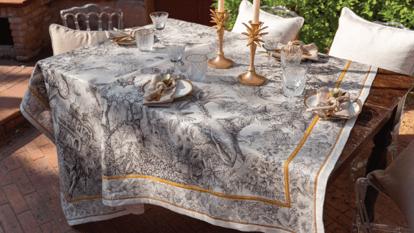Tantra Tablecloth - 100% Linen - Made in Italy