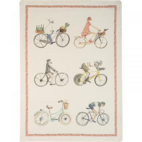 Cyclists Tea Towel – 100% Linen – Made in Italy