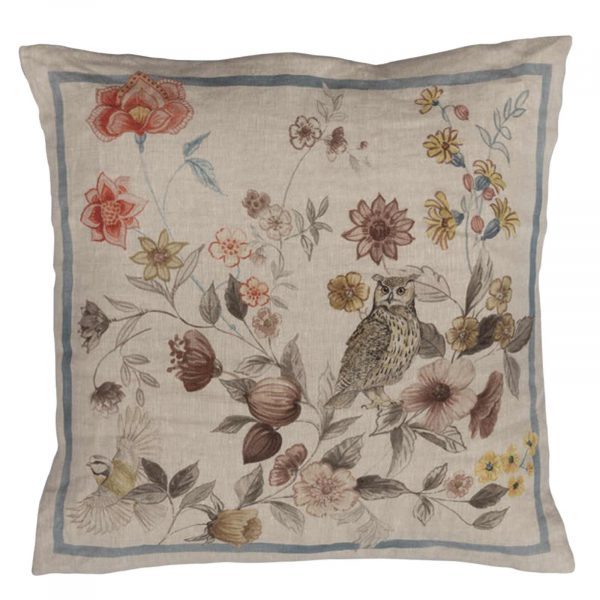 Florette Cushion 55x55 - 100% Linen - Made in Italy