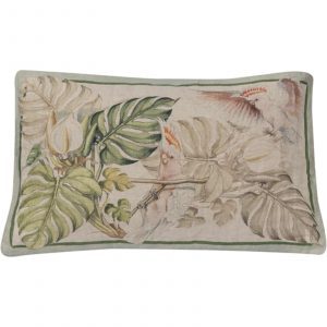 Parrot Cushion 40x60 - 100% Linen - Made in Italy