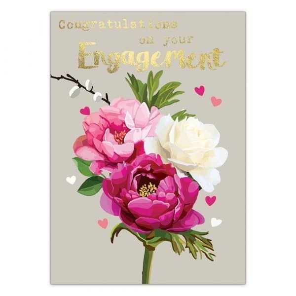 Congratulations On Your Engagement! Greetings Card by Sarah Kelleher (UK)