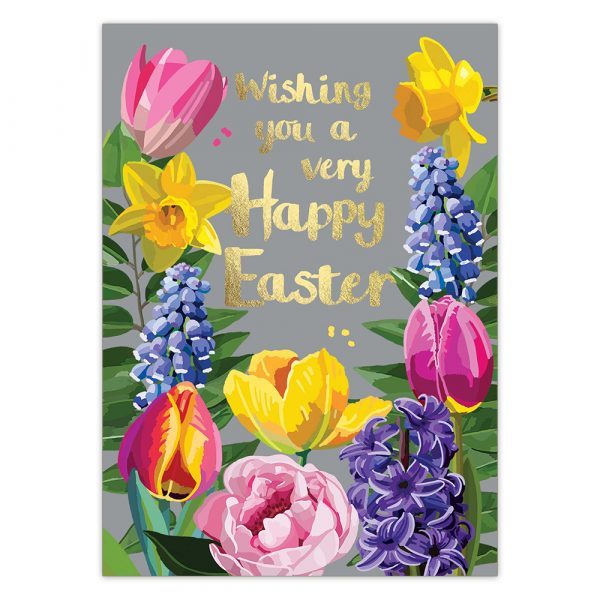 Wishing You A Very Happy Easter Greetings Card by Sarah Kelleher (UK)
