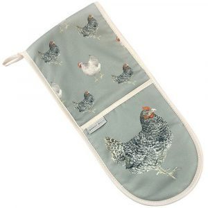 Chicken Double Oven Glove by Mosney Mill