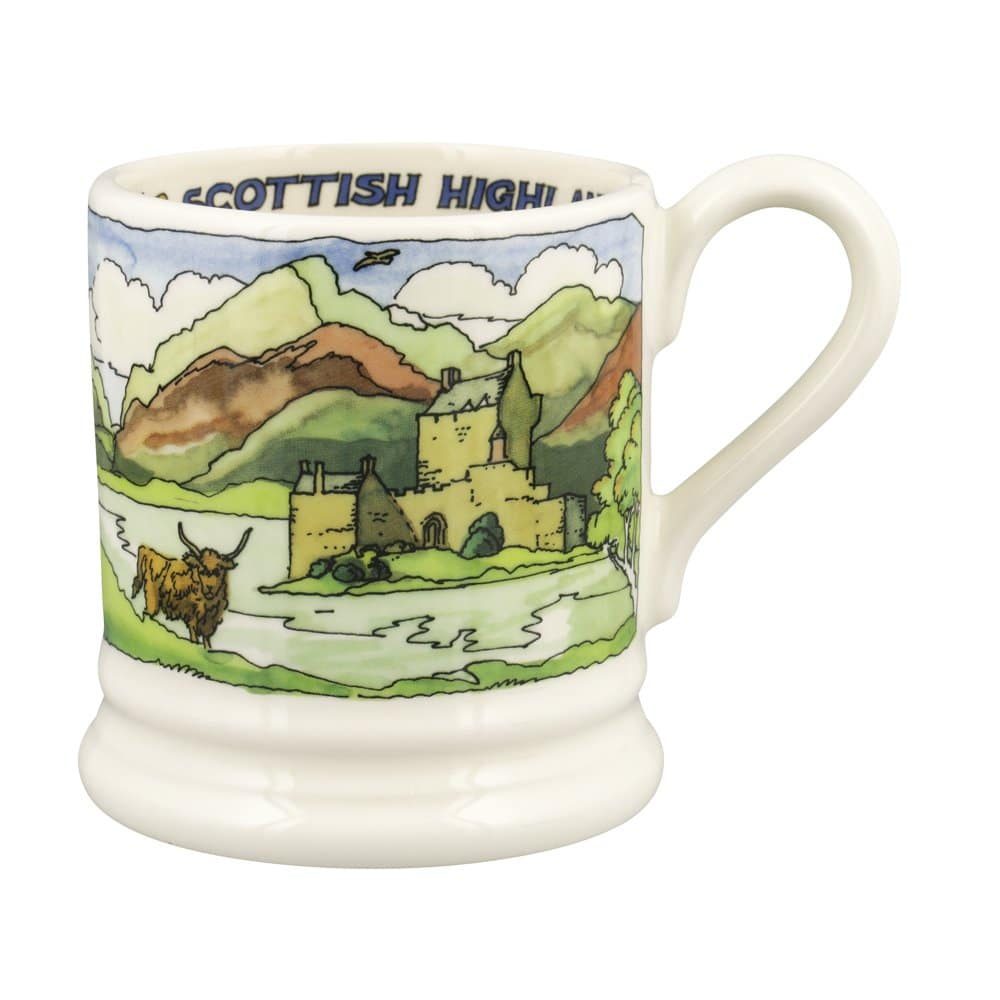 Emma Bridgewater Landscapes Of Dreams Scottish Highlands 1/2 Pint Mug-  Finch & Lane