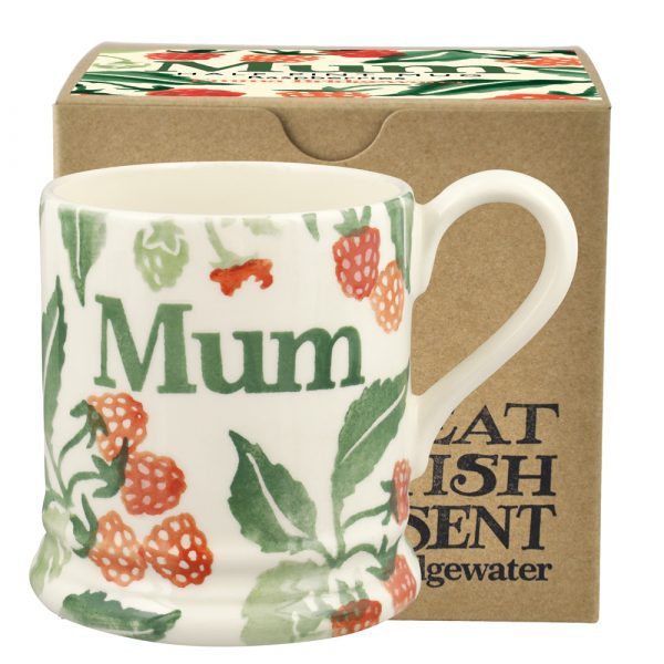 Emma Bridgewater Raspberries Mum 1/2 Pint Mug