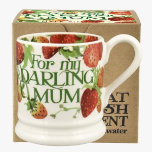 Emma Bridgewater Strawberries Darling Mum 1/2 Pint Mug