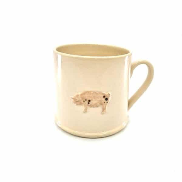 Pig Mug - Cream - by Jane Hogben