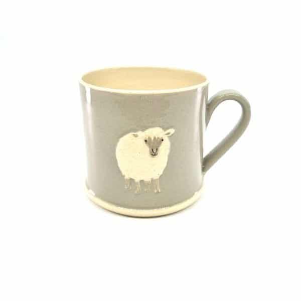 Sheep Mug - Grey - by Jane Hogben