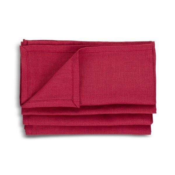 Lampone (Raspberry) - 100% Linen Napkin - Made in Italy