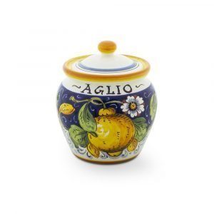 Garlic Keeper by Borgioli - Limone Blu - Made in Italy