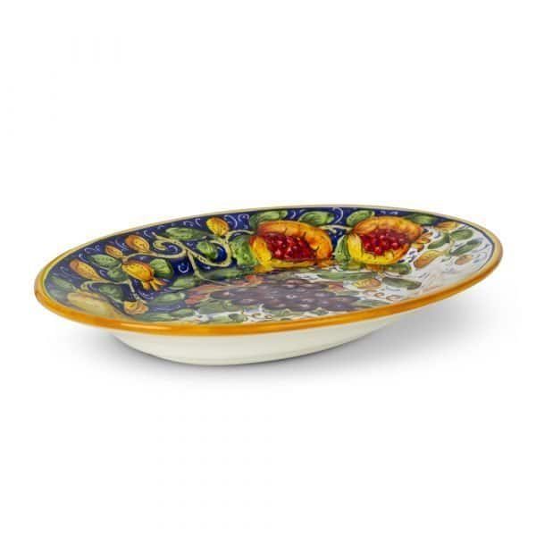 Large Oval Platter by Borgioli - Frutta Mista - Made in Italy