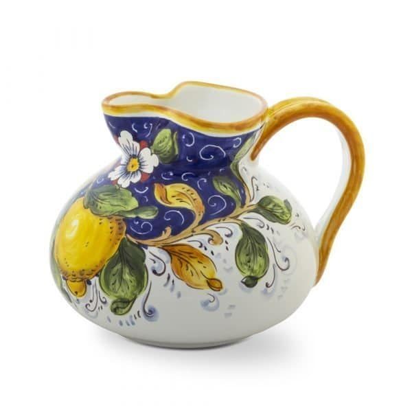 Low Pitcher by Borgioli - Limone Blu - Made in Italy
