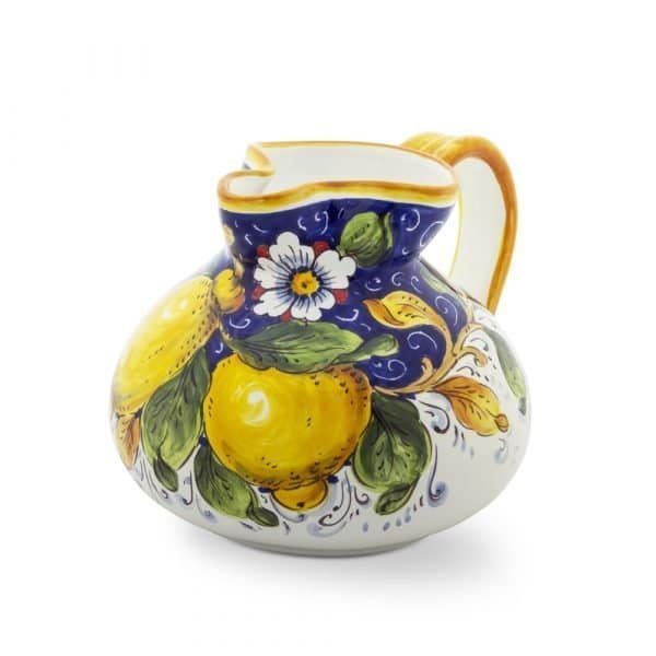 Low Pitcher by Borgioli - Limone Blu - Made in Italy