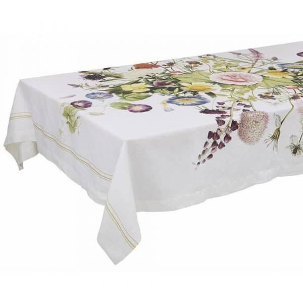 Flower Garden JL Linen Tablecloth 350 x 145 by Koustrup & Co (Denmark)