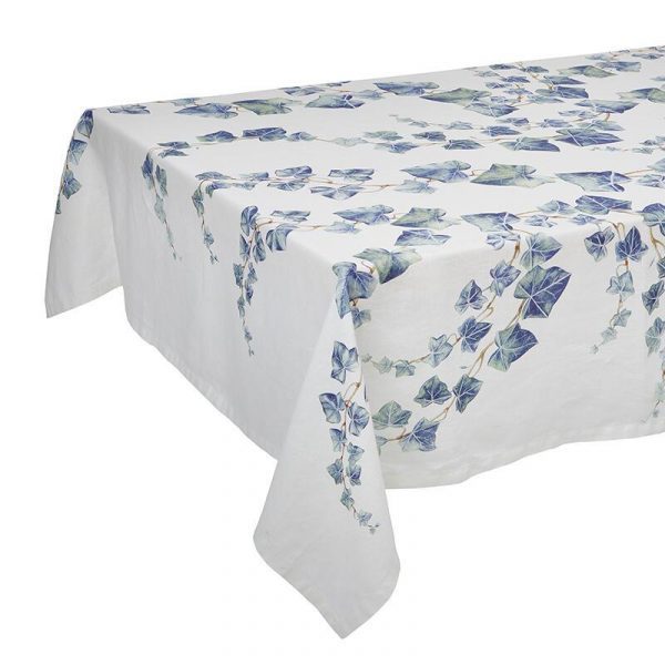 Blue Ivy Linen Tablecloth 220 x 145 by Koustrup & Co (Denmark)