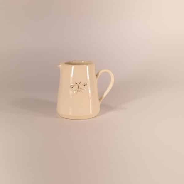 Butterfly Tiny Jug - Cream - by Jane Hogben