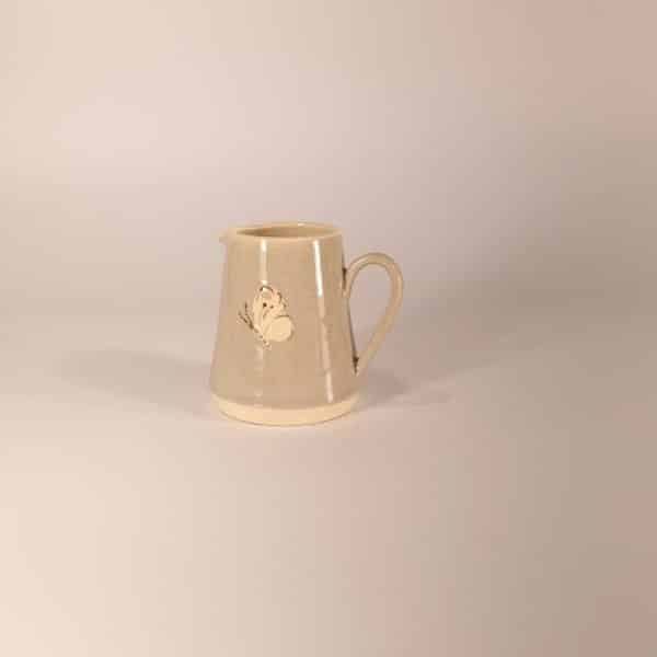 Butterfly Tiny Jug - Grey - by Jane Hogben
