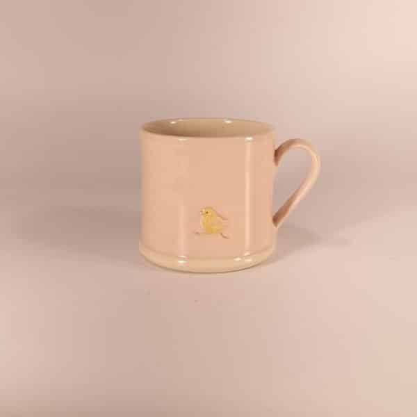 Chick Espresso Mug - Pink - by Jane Hogben