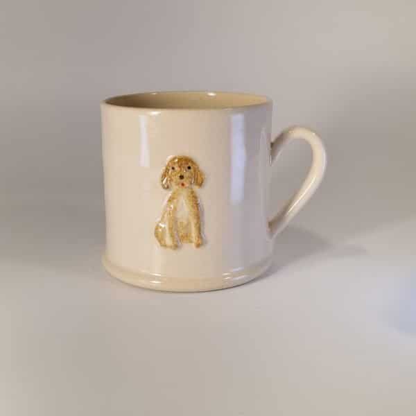 Cockapoo Mug - Cream - by Jane Hogben