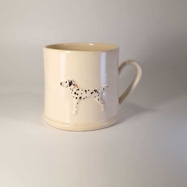 Dalmatian Mug - Cream - by Jane Hogben