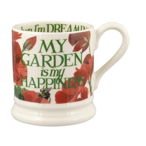 Emma Bridgewater My Garden Is My Happiness 1/2 Pint Mug