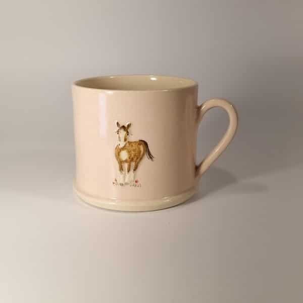 Horse Mug - Pink - by Jane Hogben