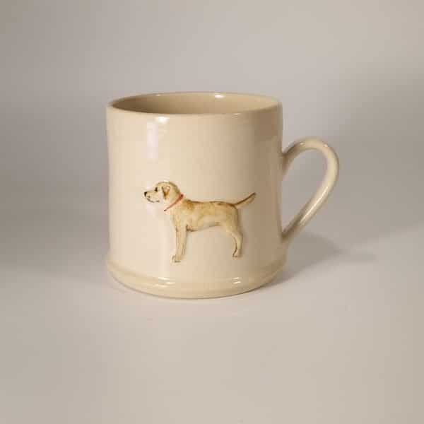 Labrador Mug - Cream - by Jane Hogben