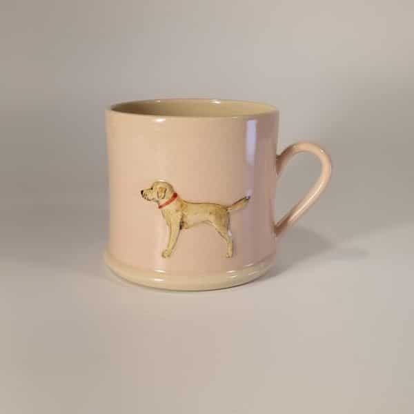 Labrador Mug - Pink - by Jane Hogben