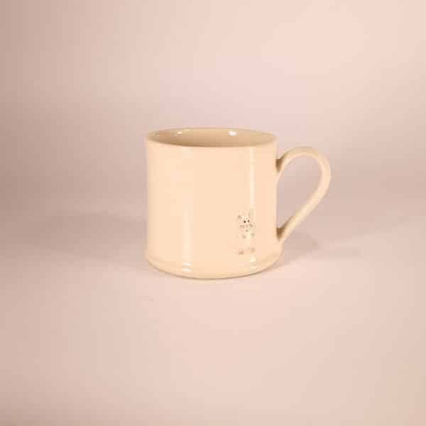 Mouse Espresso Mug - Cream - by Jane Hogben