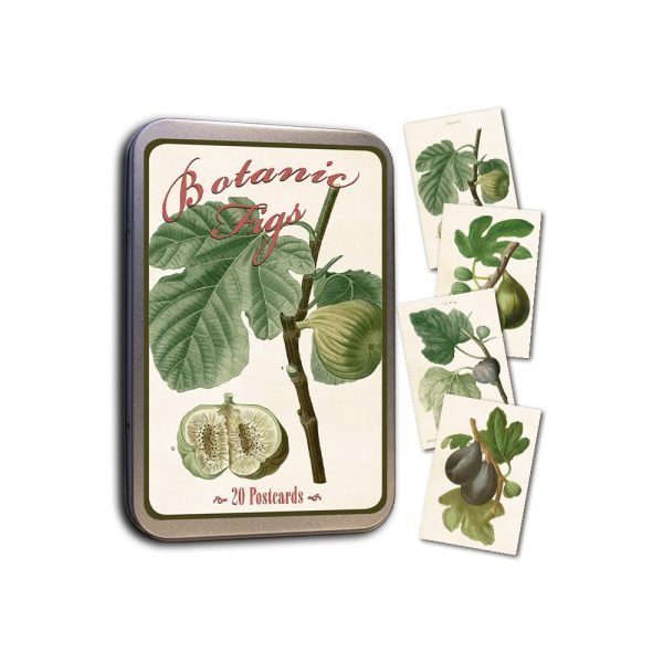 Botanic Figs Postcards-in-a-Tin by Sköna Ting (Sweden)