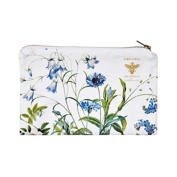 BLUE Flower Garden JL Cosmetic Bag by Koustrup & Co (Denmark)