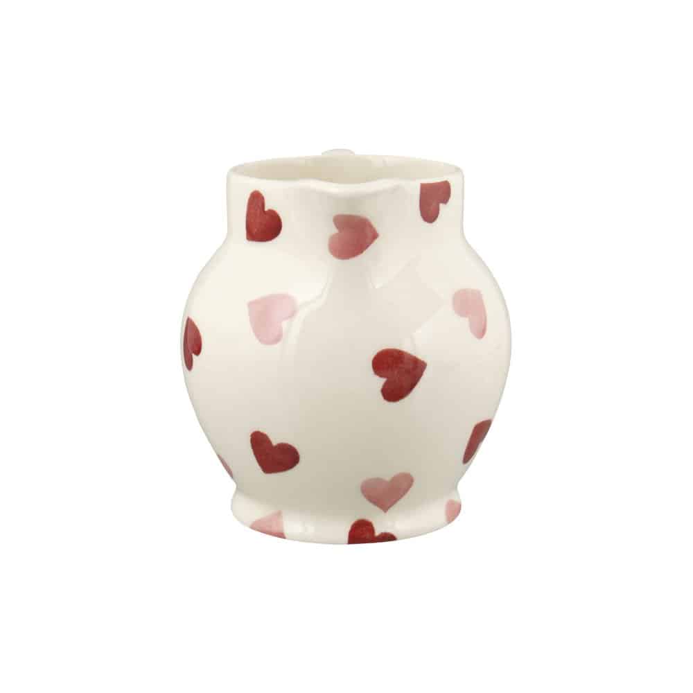 Emma Bridgewater Pink Hearts 1/2 Pint Jug - Finch & Lane