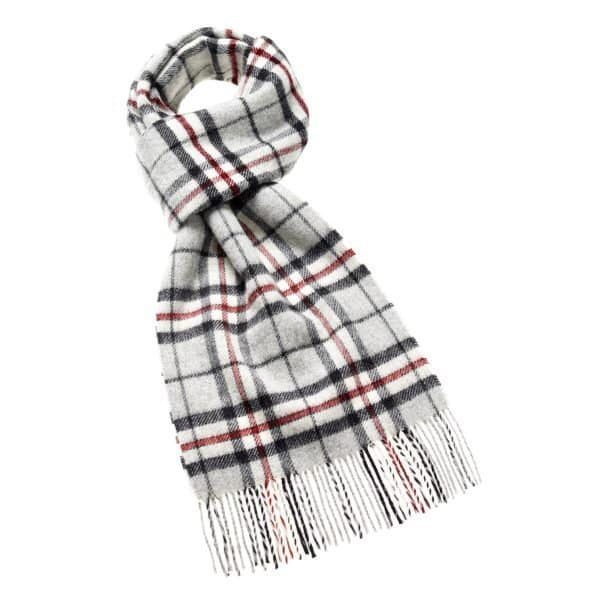 Tartan Scarf Collection - Grey Thompson - Bronte by Moon