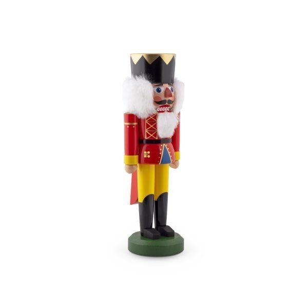 Authentic Nutcracker Doll - King - Handmade in Germany (34cm Overall)