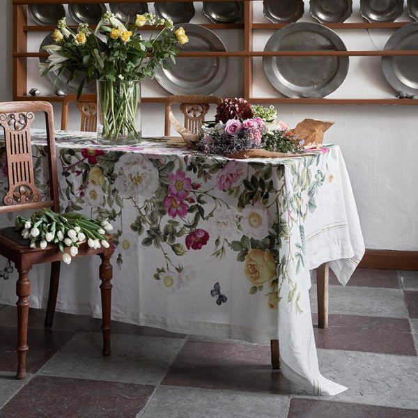 ROSE Flower Garden JL Linen Napkin by Koustrup & Co (Denmark)