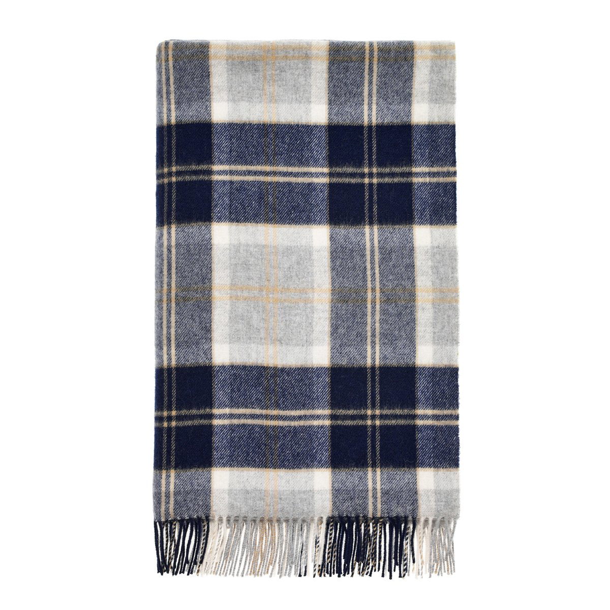 Bronte Tartan Throw - Bannockbane Silver - Finch & Lane