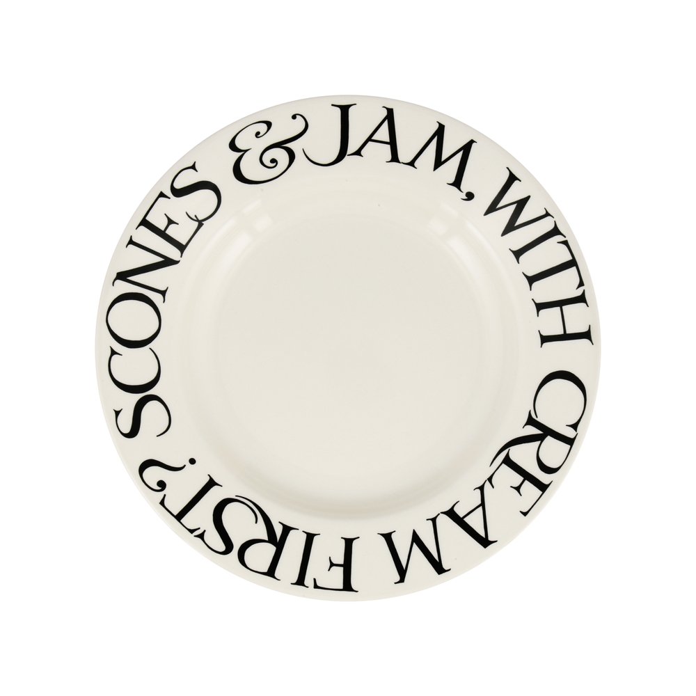 Emma Bridgewater Black Toast Scones & Jam 8 1/2