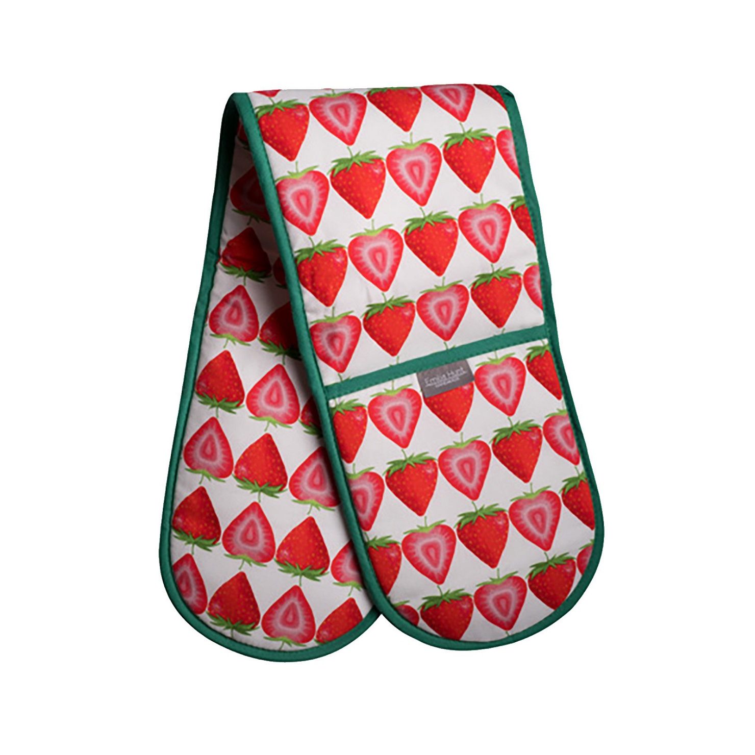 Strawberry Double Oven Glove by Emilia Hunt (UK) - Finch & Lane